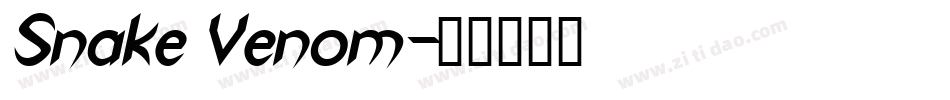 Snake Venom字体转换